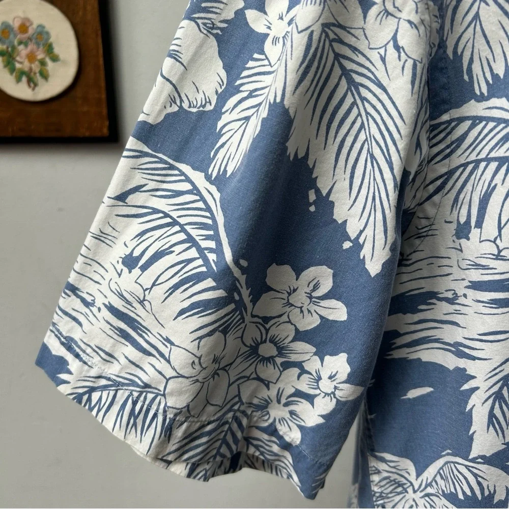 J. Crew Tropical Floral Hawaiian Shirt
